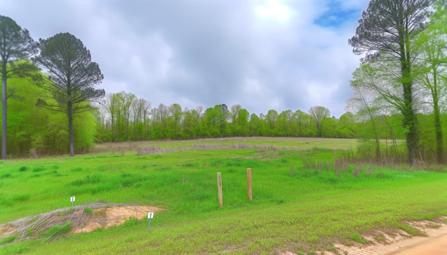 Vacant land parcel in Mississippi