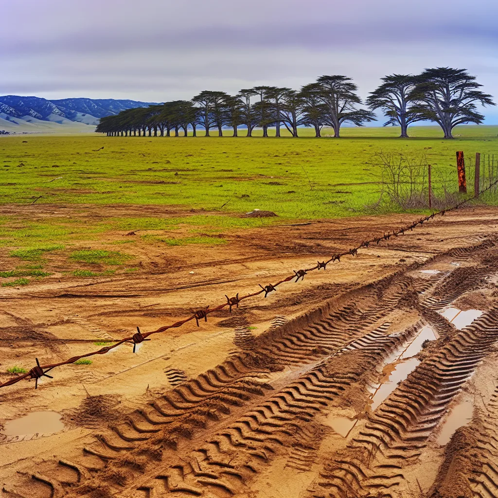 Rural acreage with open grassland in California