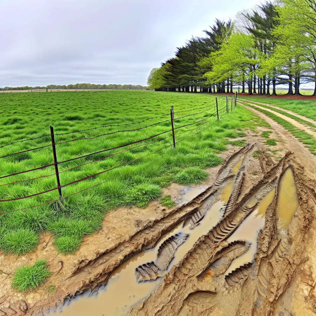 Rural acreage with open grassland in Delaware