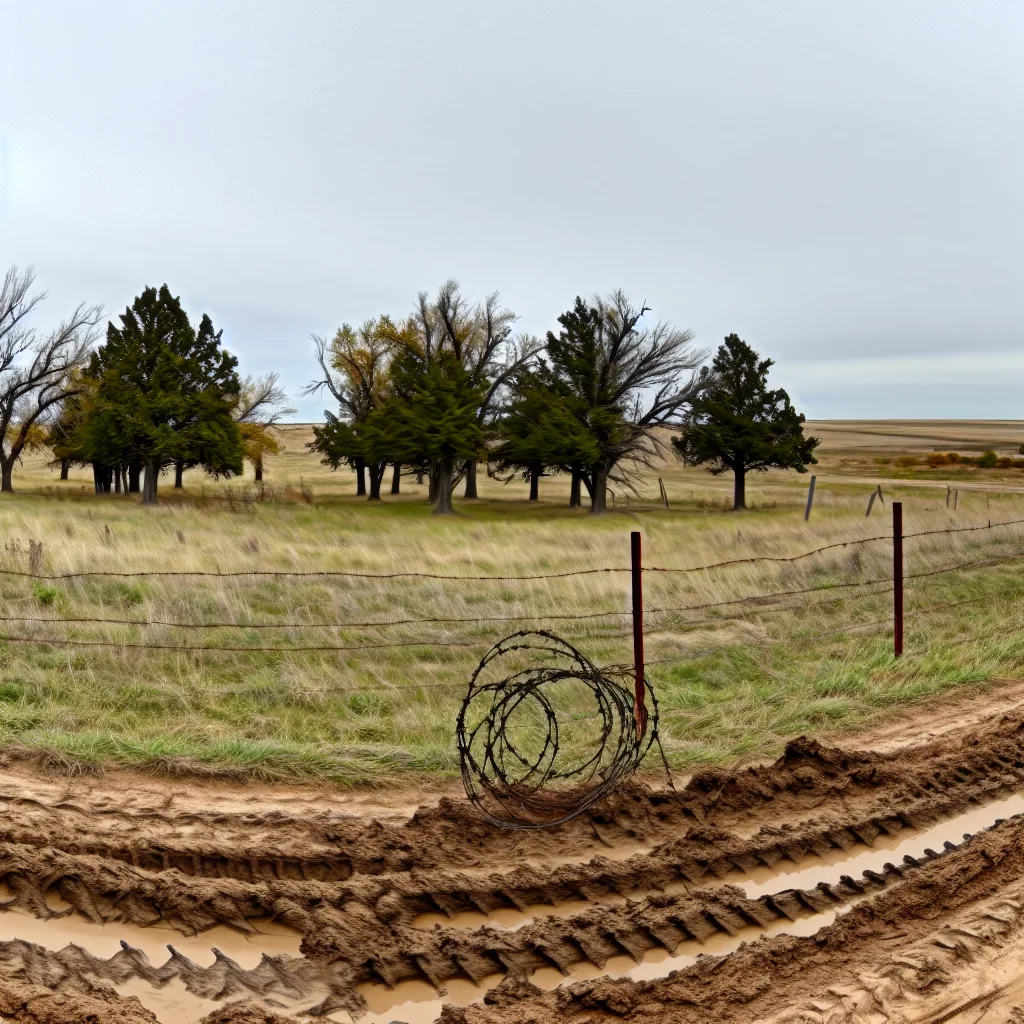 Rural acreage with open grassland in Kansas