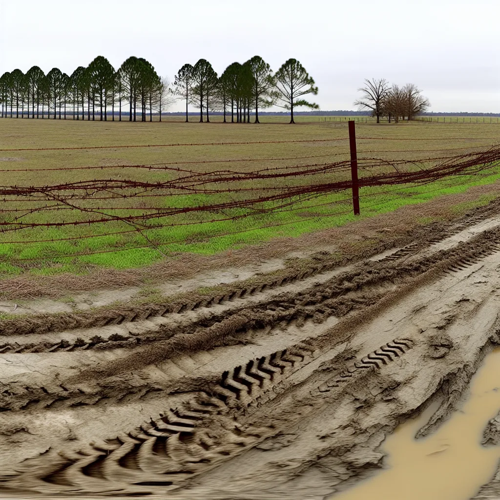 Rural acreage with open grassland in Louisiana