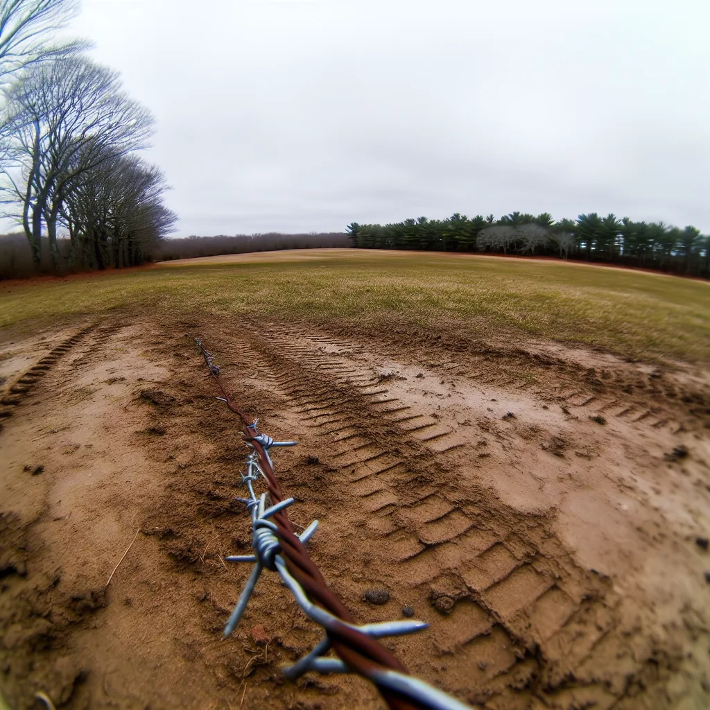 Rural acreage with open grassland in Massachusetts