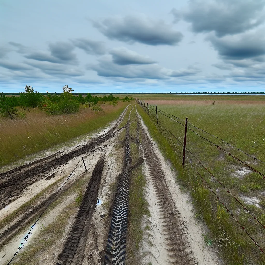 Rural acreage with open grassland in Michigan