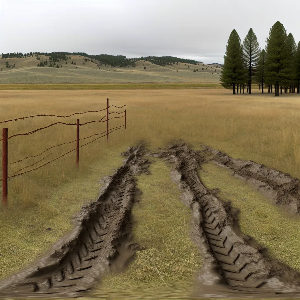 Rural acreage with open grassland in Montana