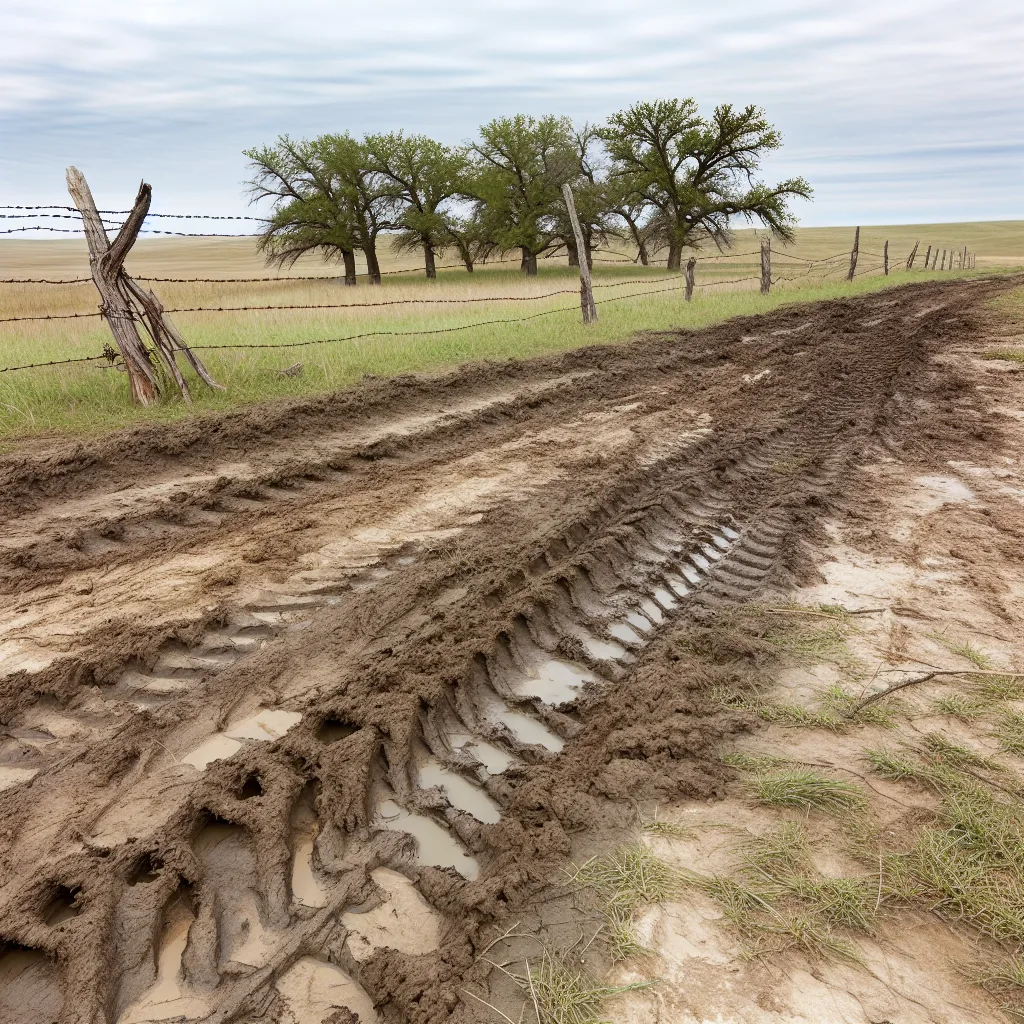 Rural acreage with open grassland in Nebraska
