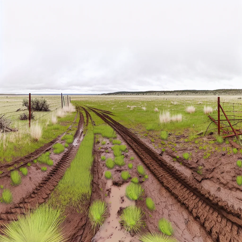 Rural acreage with open grassland in Nevada