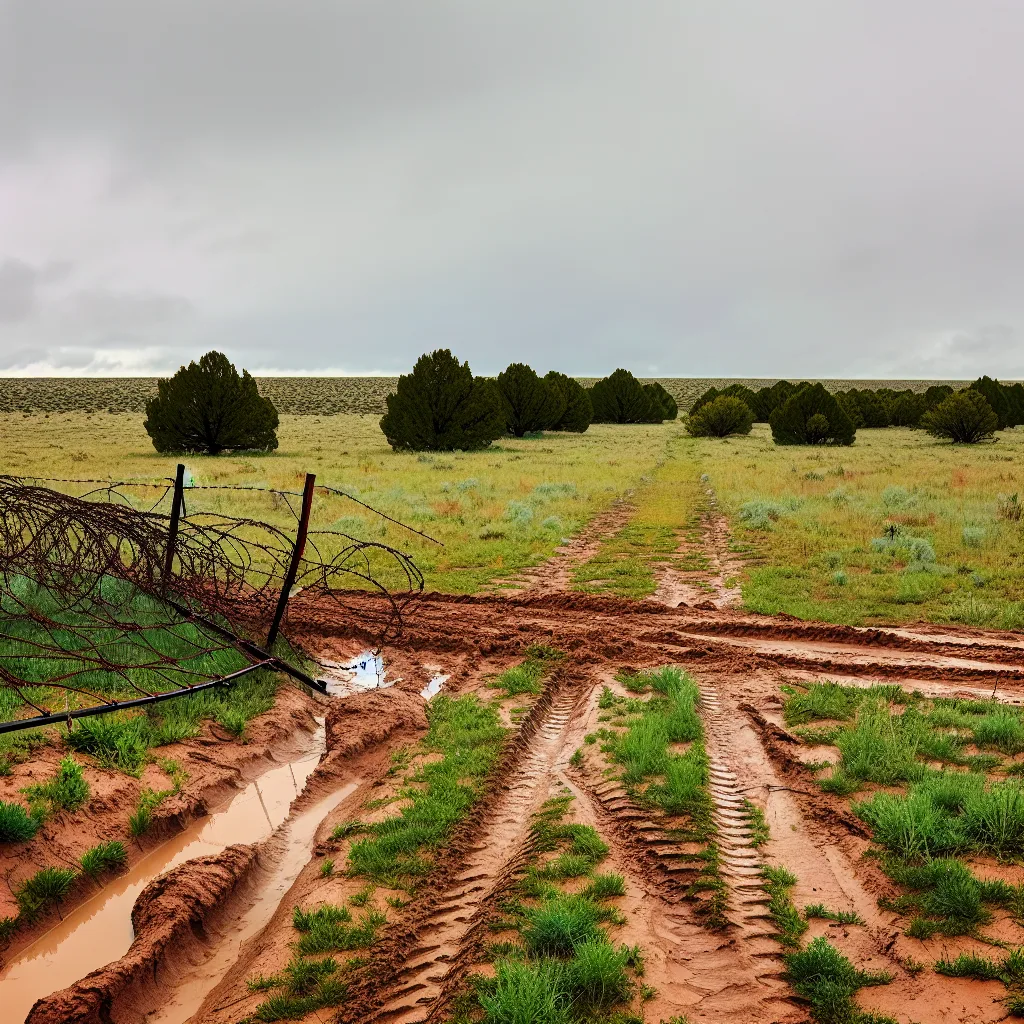 Rural acreage with open grassland in New Mexico