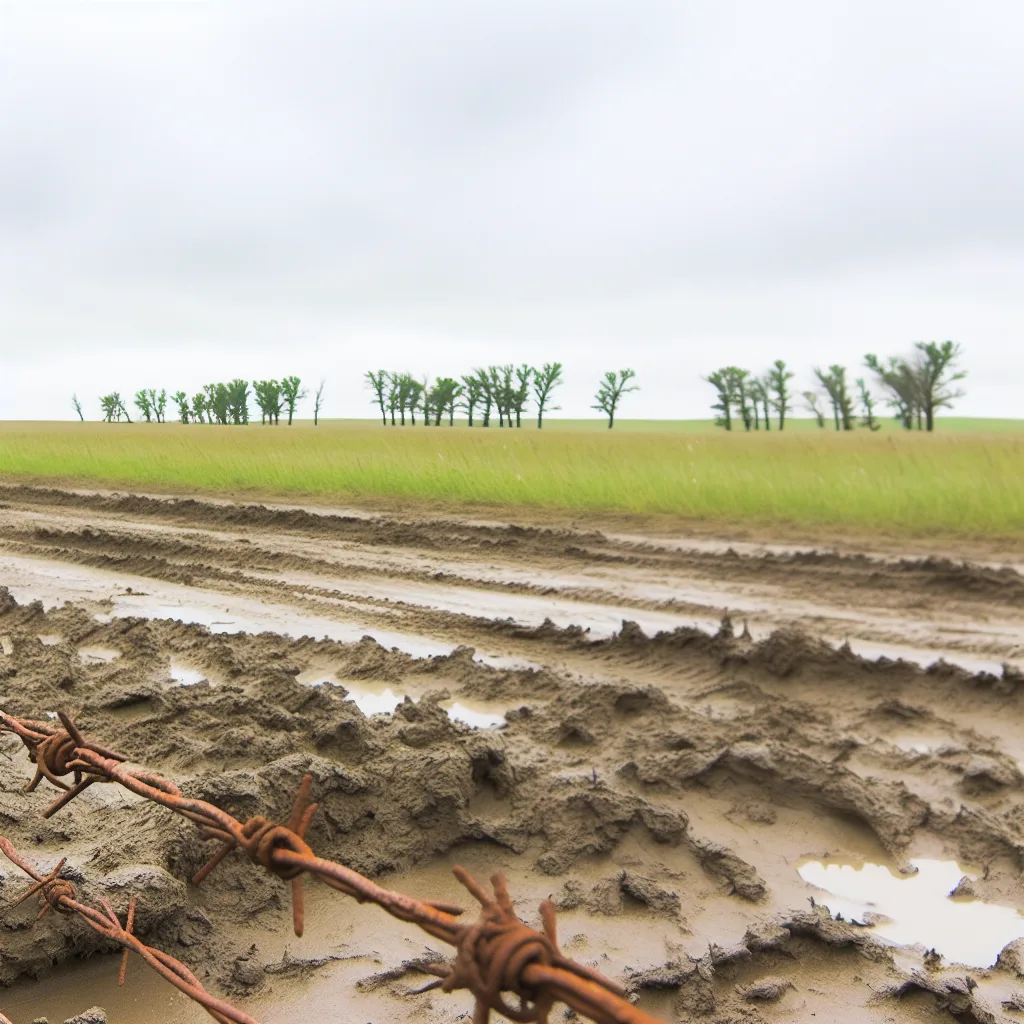 Rural acreage with open grassland in North Dakota