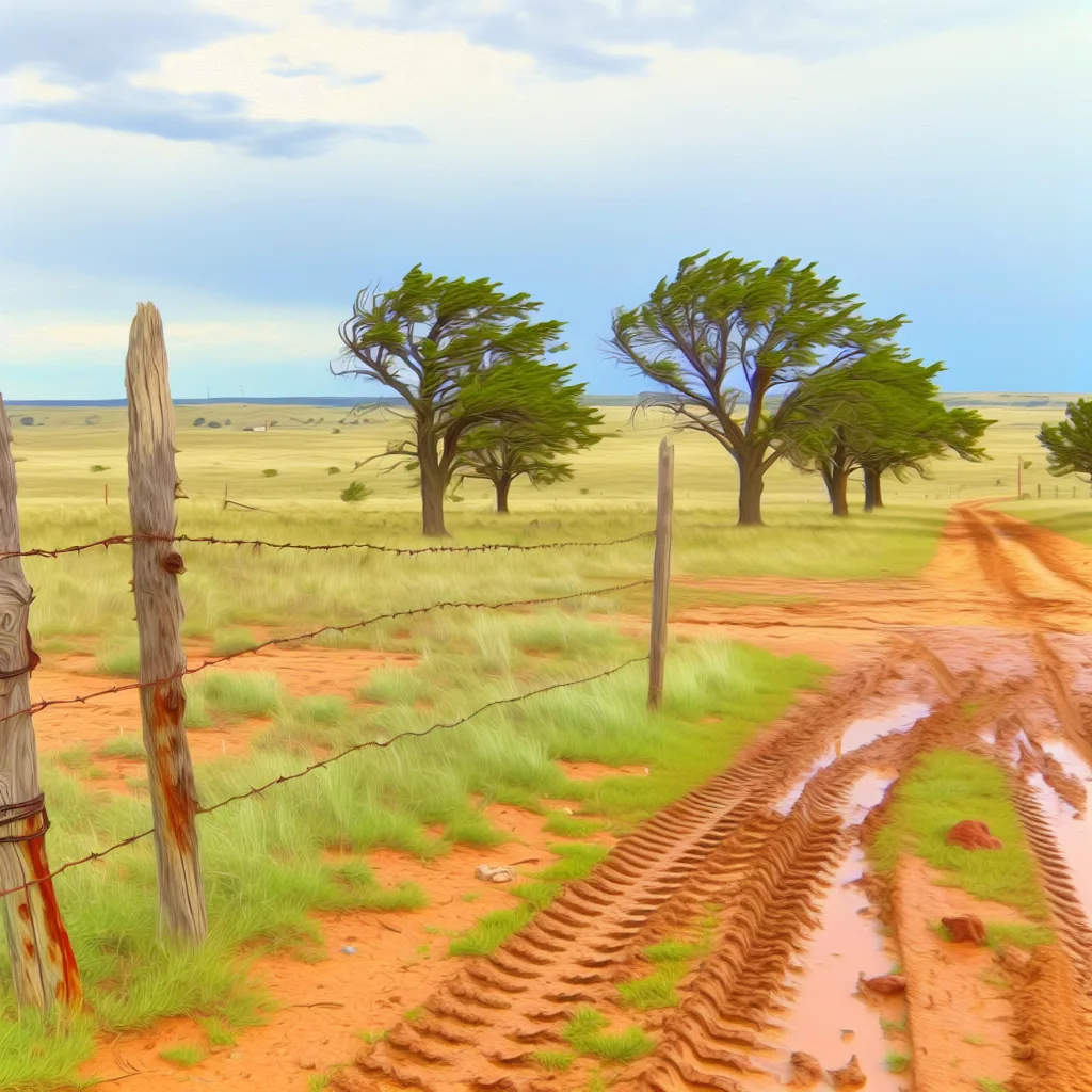 Rural acreage with open grassland in Oklahoma