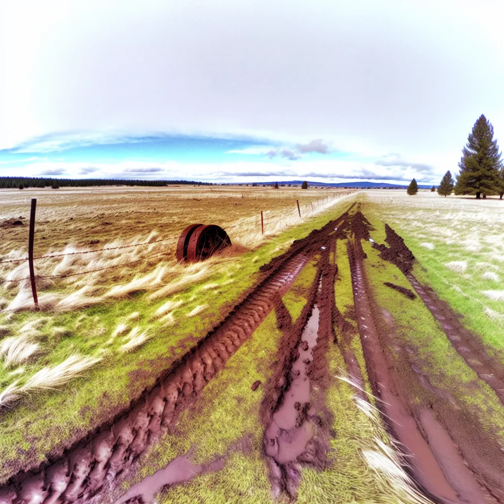 Rural acreage with open grassland in Oregon