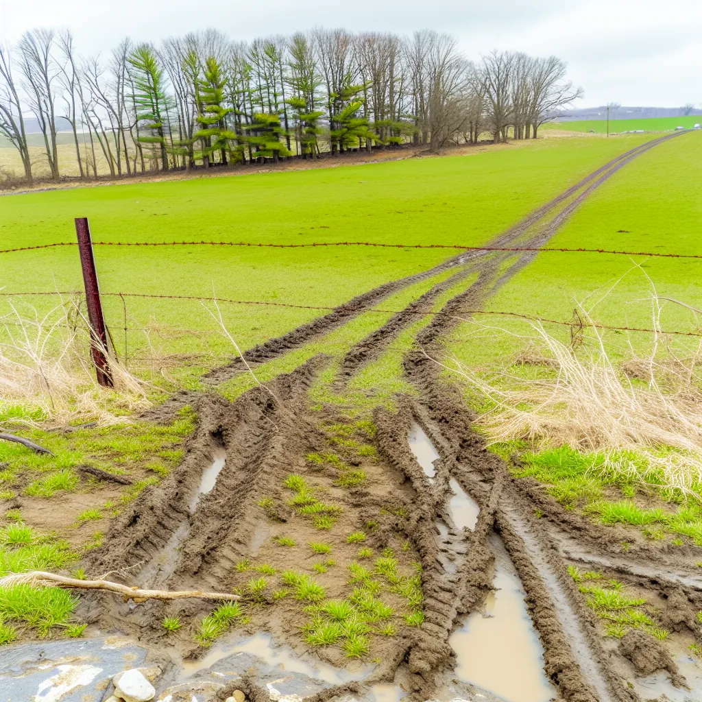 Rural acreage with open grassland in Pennsylvania