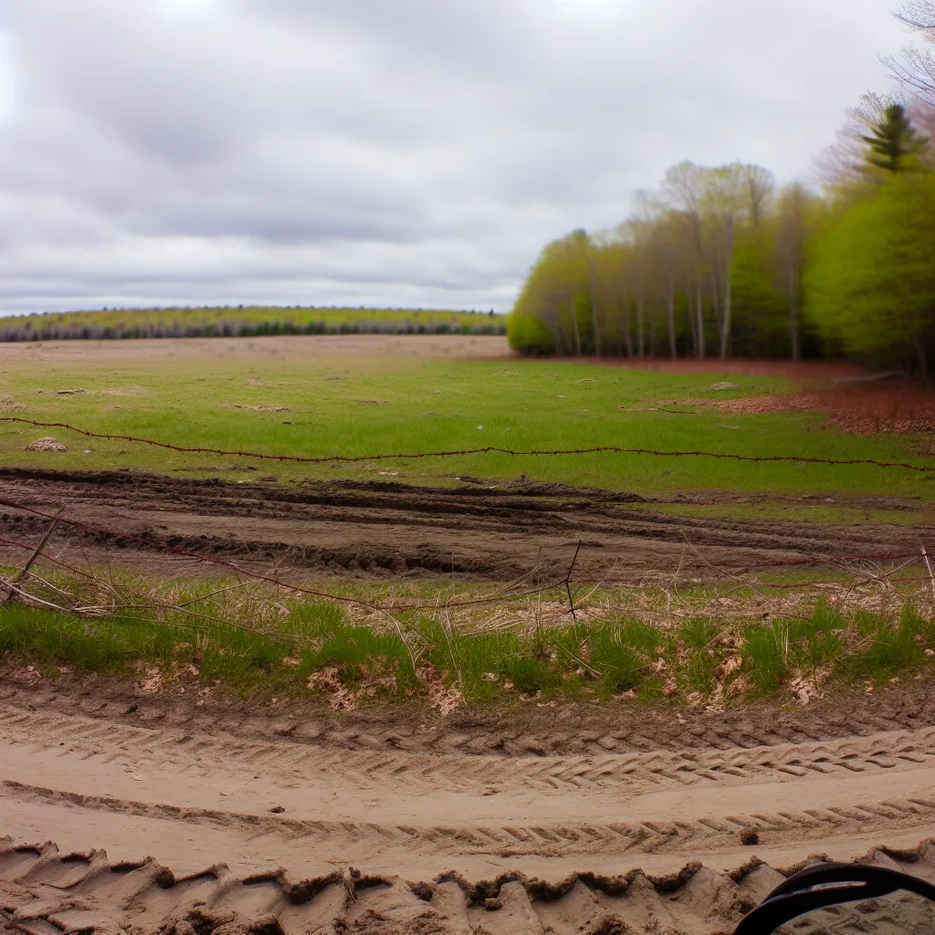 Rural acreage with open grassland in Rhode Island