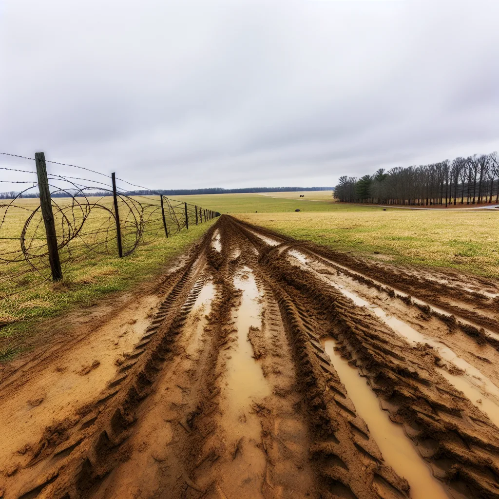 Rural acreage with open grassland in Virginia