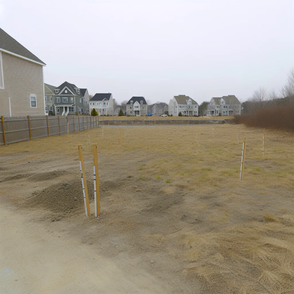 Vacant residential lot for sale in Massachusetts