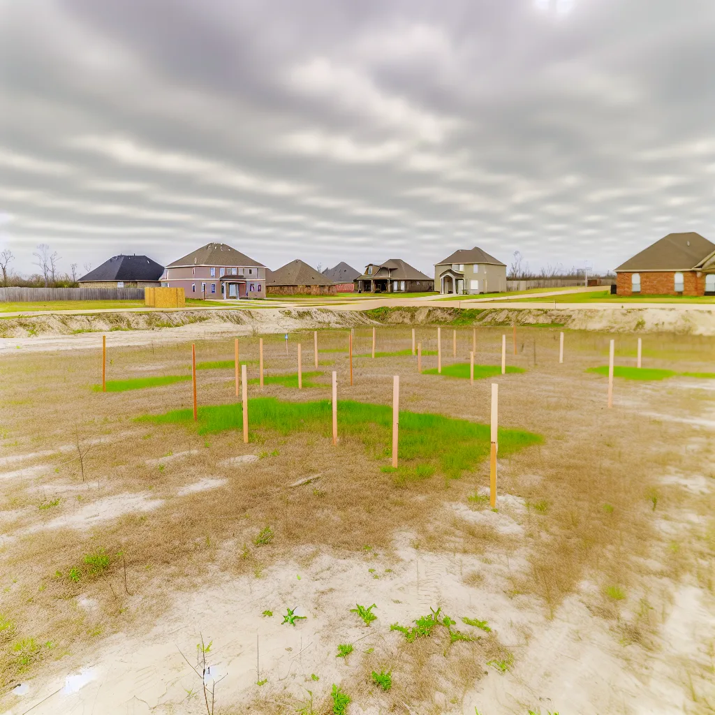 Vacant residential lot for sale in Mississippi