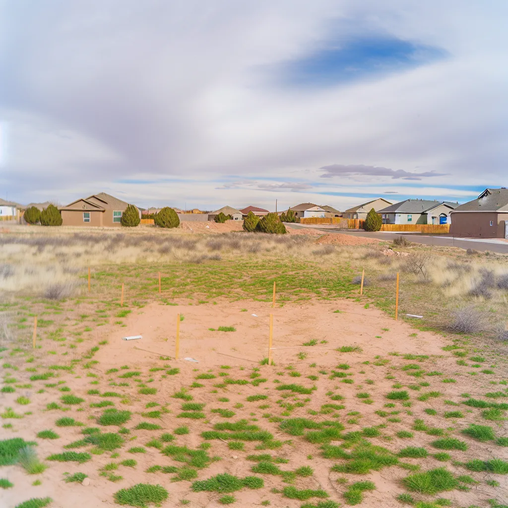 Vacant residential lot for sale in New Mexico