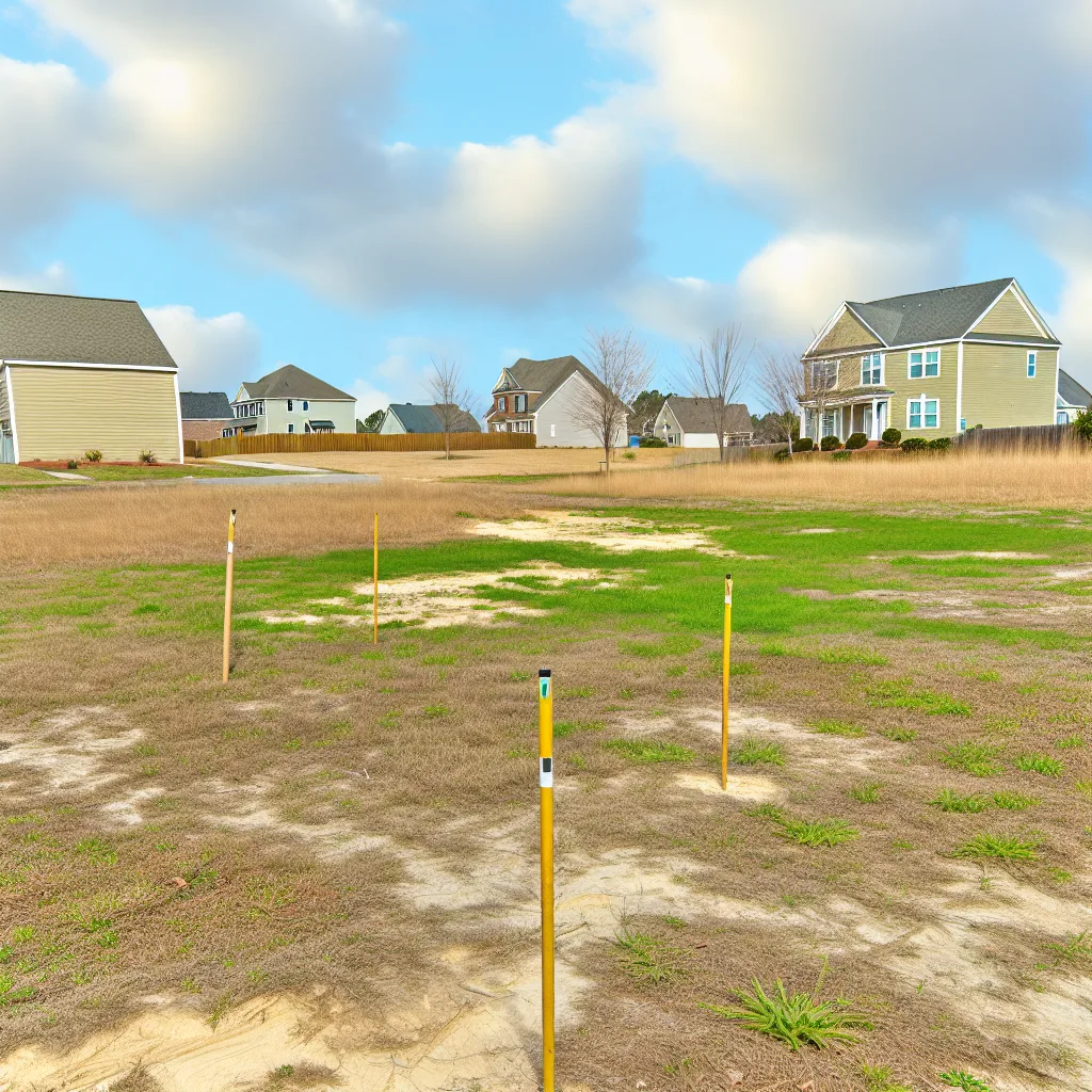 Vacant residential lot for sale in North Carolina