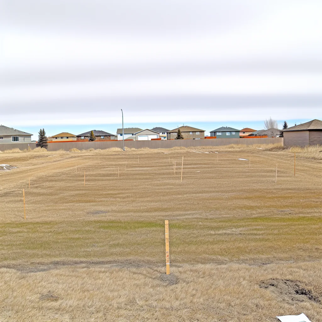 Vacant residential lot for sale in North Dakota