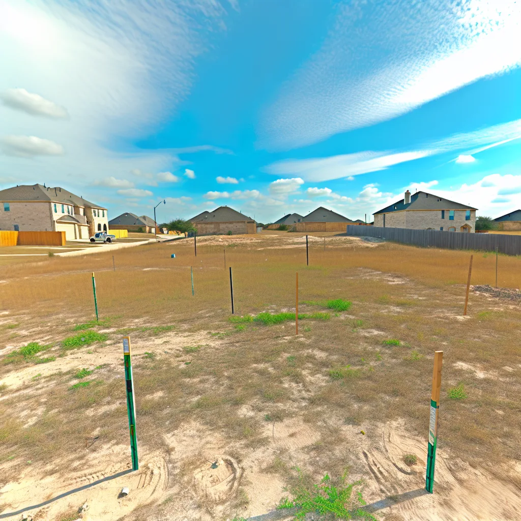 Vacant residential lot for sale in Texas