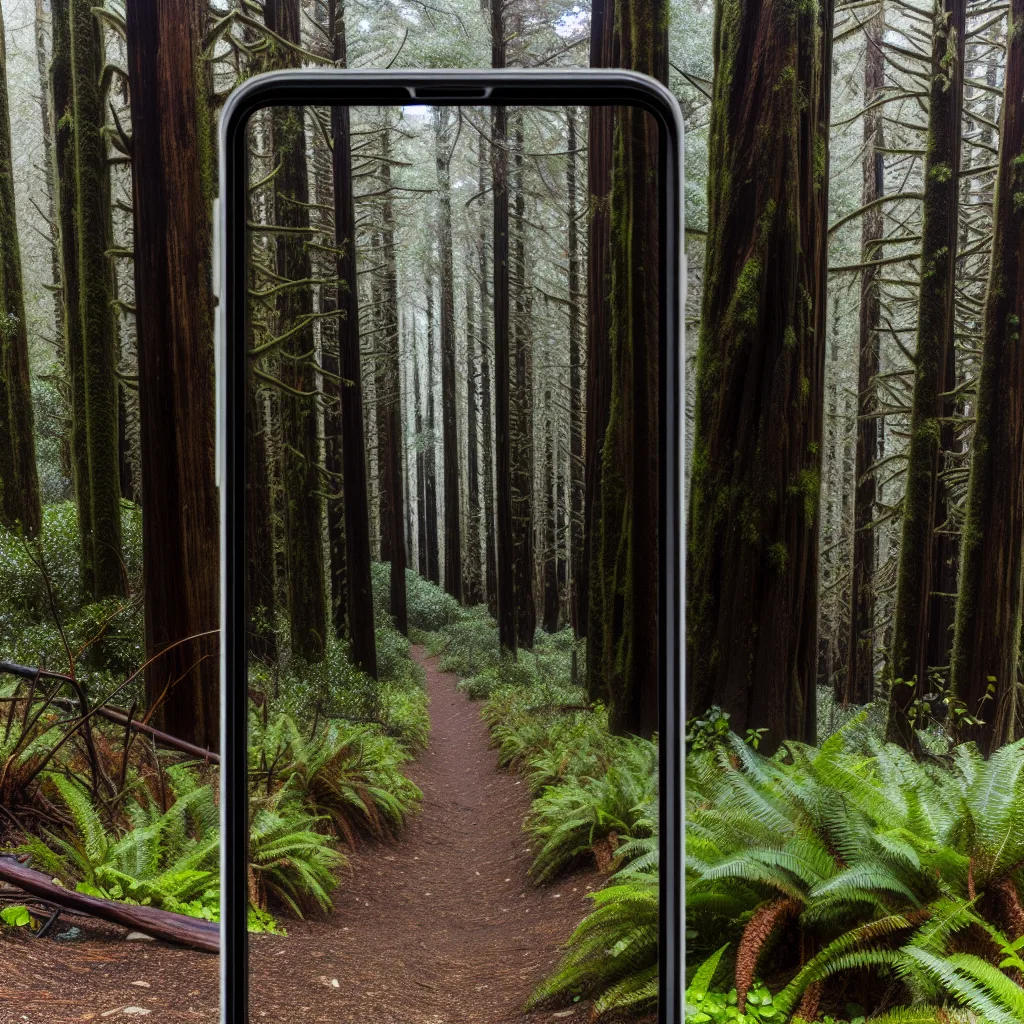 Wooded forest parcel in California