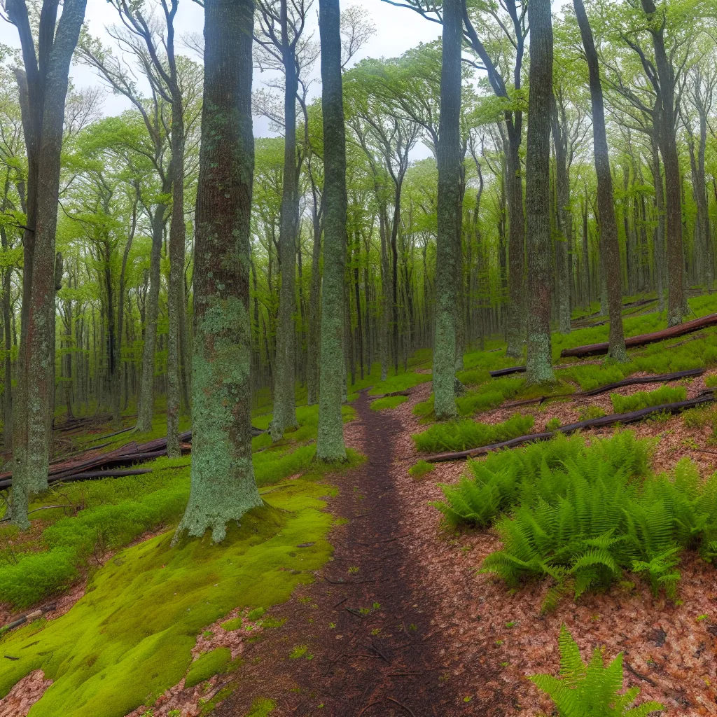 Wooded forest parcel in Connecticut