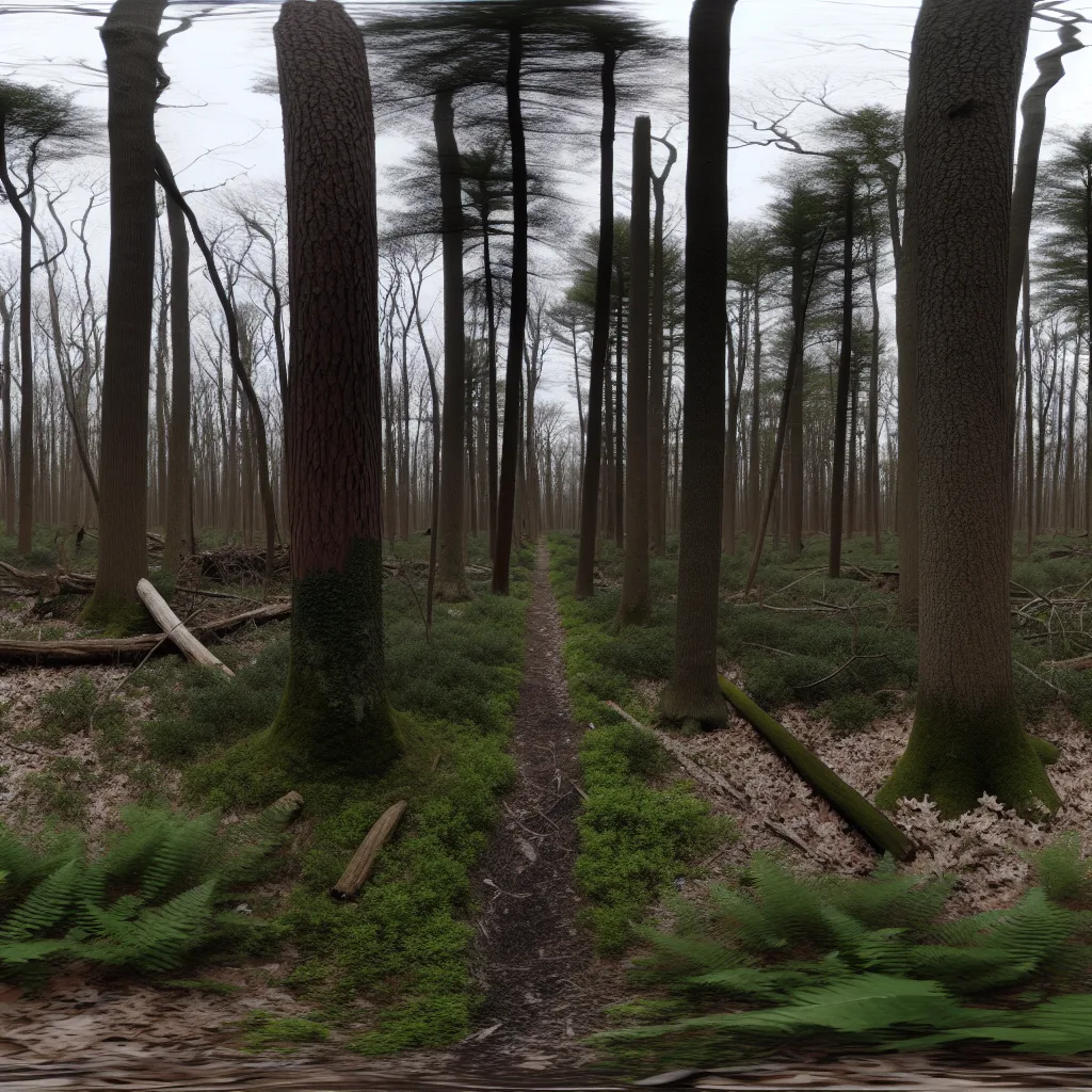 Wooded forest parcel in Delaware