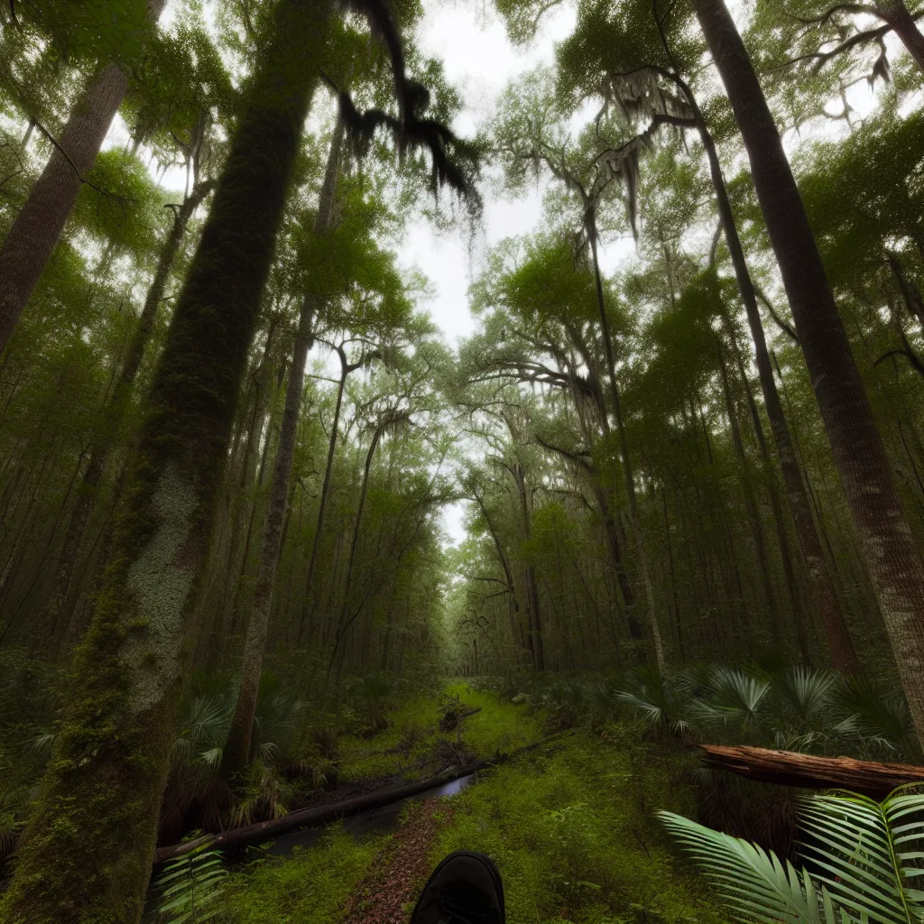 Wooded forest parcel in Florida