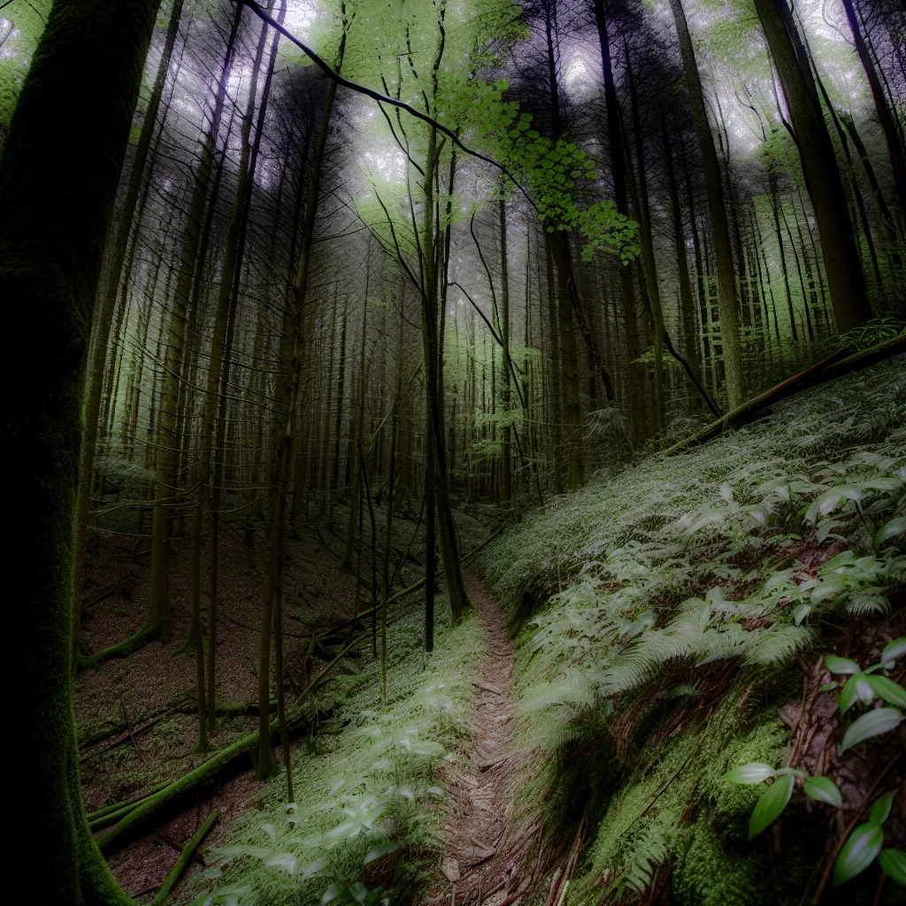 Wooded forest parcel in Indiana