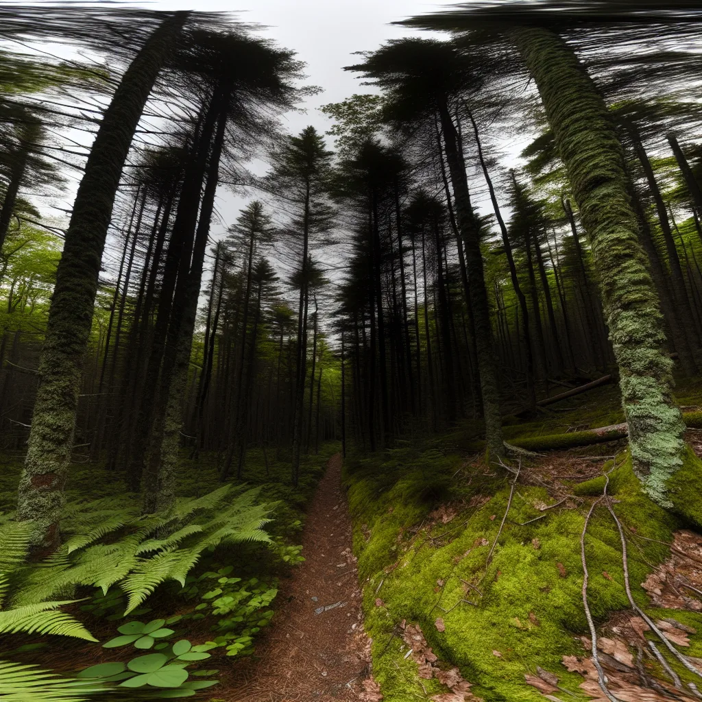 Wooded forest parcel in Maine