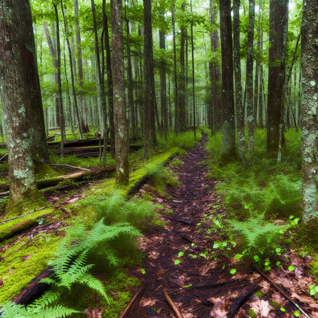 Wooded forest parcel in Maryland