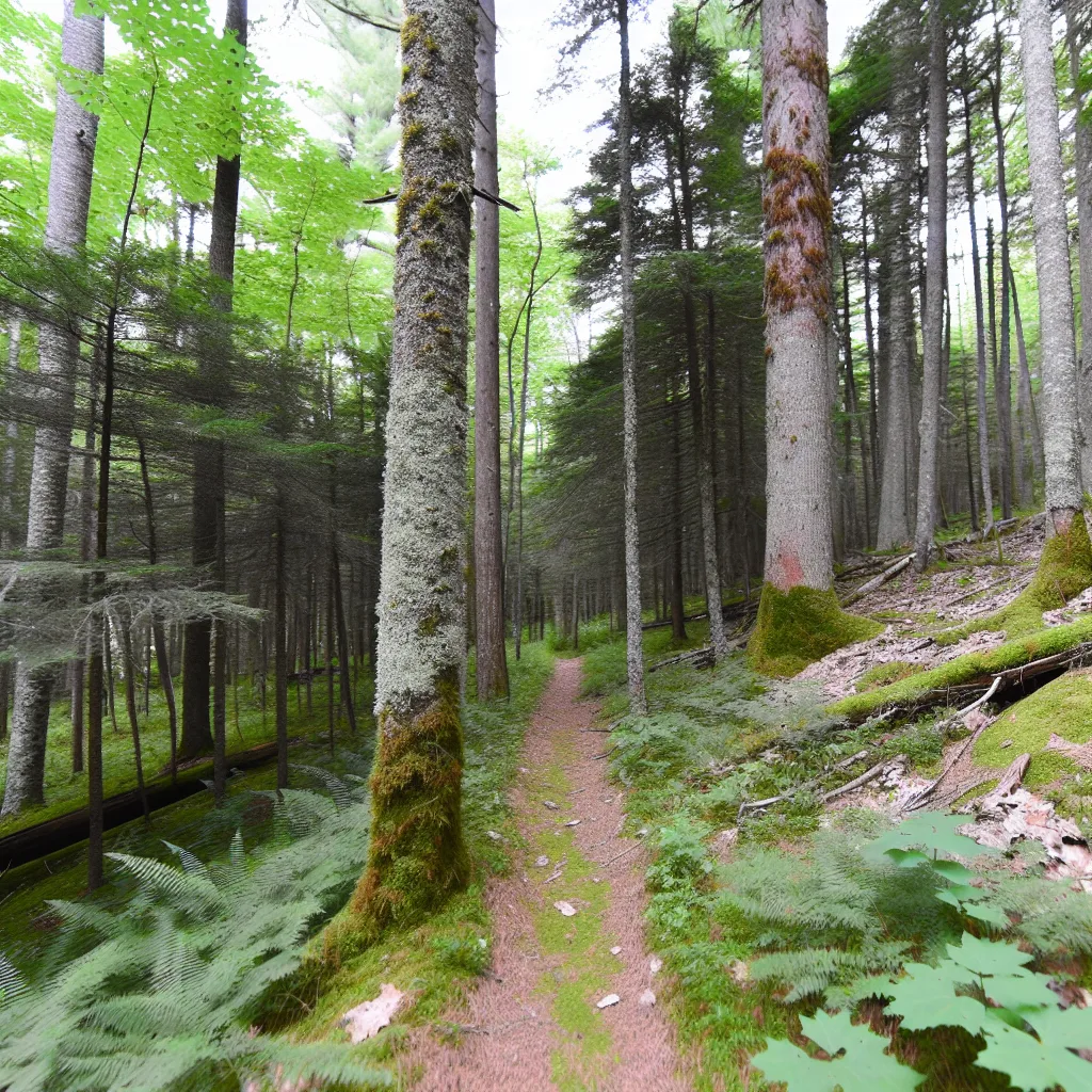 Wooded forest parcel in Michigan