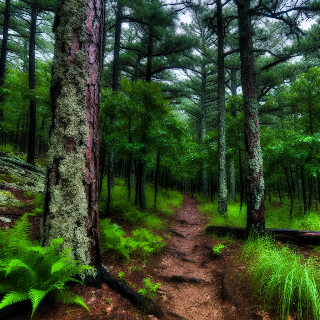 Wooded forest parcel in Oklahoma